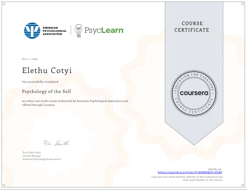 Professional Development Certificate 14